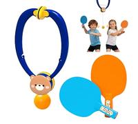 Door Pong Game Over The Door 2026 Adjustable Doorway Game Pingpong Trainer Hanging Table Tennis Trainer Portable Set for Kids Indoor Sports Door Frames Attachement Hit Shot Practice (Blue, 1 Ball)