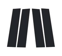 Door Post Molding Strip For Isuzu For D-Max 2015-2021 Glossy Black Pillar Posts Window Door Moulding Trim Cover Exterior Accessories 4pcs