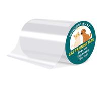 Door Protector from Dog Scratching - Cat Scratch Door Frame Single Side Adhesive Protector Anti Dog Scratch Door Guard for Dogs Clear - 118" x 8.2"