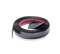 Door Protector Seal Strip Glossy Car Decotative Trim Auto Window | Edge Chrome Decor Strip Trim 3M Bumper Impact Bar 6/8/10/15/20/30MM Vehicle Accessories(Black,15mmx3M)