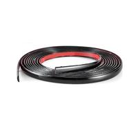 Door Protector Seal Strip Glossy Car Decotative Trim Auto Window | Edge Chrome Decor Strip Trim 3M Bumper Impact Bar 6/8/10/15/20/30MM Vehicle Accessories(Black,8mmx3M)