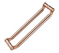 Door Pull Handle Door Handles Set for Sliding Doors, Double Sided Shower Docloset Door Knob, Interior/Exterior Gate Handle, Mounted Back to Back/Rose D/60Cm/24Inch