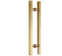 Door Pull Handle Stainless Steel, 24Inch/32Inch/40Inch/47Inchd Extra Long Gate Grab Bar Double Sided, Pantry Shower French Barn Door Decor Internal Office Glass Door Handles/100Cm/39.4Inch ()