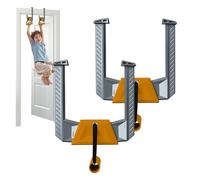 Door Pull Up Bars - Comfortable Foam Handles, Foldable Fitness Station | Space Saving Indoor Outdoor Exercise Equipment, Sturdy Metal Structure, No Screws N