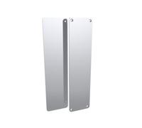 Door Push Finger Plate Protector Acrylic Panel with Screw Holes (300x75mm, Mirror)