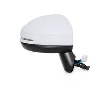Door Rear Mirror Assembly Auto Door Rearview Wing Mirror Assy With Lamp Electric Folding For FIT JAZZ 2015 2016 2017 GK5 Car Side Mirror Assembly Side Mirror Left Right(7 PINS-Right-White)