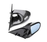 Door Rear Mirror Assembly Car Style Spoon Ganador Rear View Mirror Racing Sports Rearview Mirror For Mitsubishi Lancer Evolution EVO 1-3 Side Mirror Left Right(Carbon film)