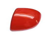 Door Rearview Mirror Cover For Mazda 3 For BL 2009 2010 2011 2012 2013 Car Outside Reverse Mirror Cover Cap Wing Door Side Housing Shell(Left red 1)