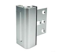 Door Reinforcement Lock, Heavy Duty Aluminum Alloy Security Bar for Swing-In Doors, Tamper-Resistant Child Safe Design, Prevents Kick-Ins and Break-Ins, For(Silver)