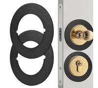 Door Reinforcement Plate, Door Handle Fixing Plate - Round Door Knob Reinforcement Filler | Door Lock Hole Reinforcement Kit for Home, Living Room, Bathroom