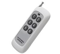 Door Remote Control, Garage Door Controller | 12V Garage Door Remote Control - MHz Long Range Transmitter, Relay Receiver Module, Push Button Switches for Lighting
