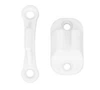Door Retainer Reinforced Nylon T Shape Door Stop Retaining Catch Holder Set for RV Campervans (White)