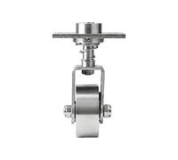 Door Roller Assembly Stainless Steel Spring Loaded Bracket for Track Guided Cabinet Panel Service Track Wheel Replacement Plate Guide Hanger Closet Cabinet Sliding Panel Folding Door
