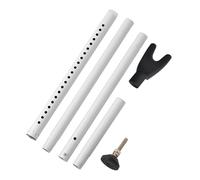 Door Safety Stoppers - Heavy Duty Iron Stick, Reinforced Anti-Theft Lock Drape, Non Slip Non Adjustable Rod For Extra Strength | Hotel Apartment Home Location Property Dor