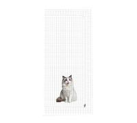 Door Screen for Cats - Anti-Scratch Mesh Door | Interior Net with Zipper | Pet Barrier for Kitchen Entrance Patio Living Room Balcony