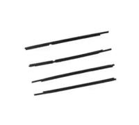 Door Seal 4 Pieces Black Outside Windows Rubber for VW for Golf 6 2008-2013 Weatherstrip for MK6 GTI R GTD 5 Door Only 7pw 5k4 837 478 Sealing Strip
