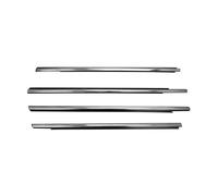 Door Seal 4Pcs for Peugeot 301 2013-2017 for Citroen for Elysee 2014-2016 Weatherstrip Seal Strips Door Moulding Trim Glass Window Rubber Strip(Short Wire)