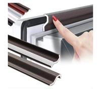 Door Seal 6/10/20M Casement Window Seal Tape Soundproof Acustic Foam S Type for Weather Stripping Door Seal Gap Filler Noise Reductian(White,10M_S)