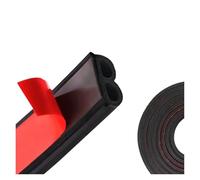 Door Seal Auto Door Sealant Protector Protection Sealing Soundproof Waterproof Double Weatherstrip Rubber Layer Insulation Strip(Type B (8m))