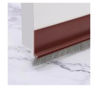 Door Seal Door Noise Blocker Draft Excluder Tape Door Seal Strip for Door Frame Door Anti-Collision Strip(Brown,1M_53MM)