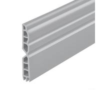 Door Seal Draught Excluder 1m Extra Thick for Doors Helping to Prevent Heat Loss and Minimize External Noise Transmission (Gray)