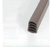 Door Seam Silicone Self-Adhesive Sealing Strip Insulation Soundproof Stop Window Gap Sealing Moisture-Proof Strong AdhesiveTape-brown-12X10mm-6M