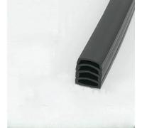 Door Seam Silicone Self-Adhesive Sealing Strip Insulation Soundproof Stop Window Gap Sealing Moisture-Proof Strong AdhesiveTape-black-12X10mm-6M
