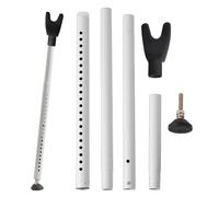 Door Security Bar, Adjustable Door Lock Stick Bar, Reinforced Nonslip Jammer, Anti Theft Blocking Stick, Heavy Duty Stoppers, for Basement Home Rental Property
