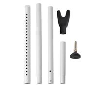 Door Security Bar, Heavy-Duty Anti-Theft Bar, Adjustable Iron Rod, Defender Door Brace, Ideal for Home, Apartment, Hotel Room, and Travel, 105x2.5x2.5cm