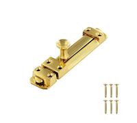 Door Security Bolt in Brass Finish 100mm (4")