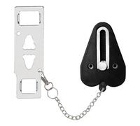 Door Security Chain Portable Door Lock Double Hole Security Locker Travel Lockdown Latch Devices for