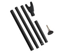 Door Security Stopper - Adjustable Glass Door Stop, Reinforced Anti-Theft Blocking Pin, Robust Design, Apartment, Dormitory, Rental Property, Hotel, Privacy Protection, Travel, Security