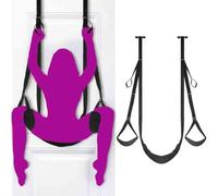 Door Sex Swing Adult Swings for Bedroom Furniture Sex Accessories for Adults Couples Over The Door Swing Adults Heavy Duty Sexy Door Swing for Adults Door Frame Frequent Flyer Pure Romance Sweater