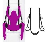 Door Sex Swing for Adults Heavy Duty Hold to 300Lbs Over The Door Swing Sex Adult Swing for Couples Sex Frequent Flyer Door Swing Pure Romance Adults Couple Toys Sex Furnitures for Bedroom Sweatshirt