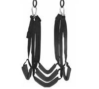Door Sex Swing with Seat - Bondage Love Slings for Adult Couples with Adjustable Straps, Holds Up to 300lbs (Silver)