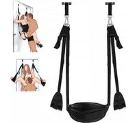 Door Sex Swing with Seat Bondage Slave Sex Door Love Slings Bondage Restraints with Adjustable Straps for Adult Couples Women Men BDSM Accessories Hanging Door Handcuffs Flyer Door Swing up to 400lbs