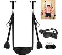 Door Sex Swing with Seat - New Leather Cushion Thick Fluff,with Adjustable Straps,Sex Door Love Slings Bondage Restraints for Adult Sex Toys for Women Men Couples(Upgrade Version) Sweater Yoga