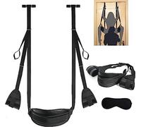 Door Sex Swing with Seat - New Leather Cushion Thick Fluff,with Adjustable Straps,Sex Door Love Slings Bondage Restraints for Adult Sex Toys for Women Men Couples(Upgrade Version) Sweater Yoga JD416