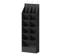 Door Shoe Organiser, Large Capacity, Over-the-Gate, 11-Tocket-Oxford Hanging Storage, Space-Saving Shoe Organiser, 11-Tocket Hanging Shoe Rack for Cupboard, Dormitory, Bathroom