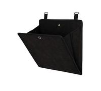 Door Shoe Rack, Over The Door Organizer, Lightweight Sturdy Build, Space Saving Closet Storage and Compact Design, Fabric Boot Hanger for Camping, Offices, Wall, Mounted Use, Narrow, Soft Black