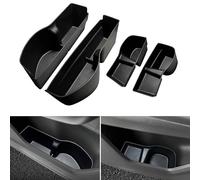 Door Side Storage Tray for Honda CRV Accessories 2023 2024 2025 2026 Front and Rear Door Slot Pocket Tray Organizer Protector Cover Pad for Honda CRV TPE Material 4PCS