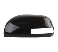 Door Side Wing Mirror Caps For RAV4 For RAV 4 2009-2013 Car Rearview Mirror Cover Side Mirrors Housing Shell With Lamp Type Door Wing(1pcs black mica L)