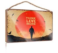 Door Signs For Home Funny Think, Live, More: Embrace Adventure. House Decor Clearance House Decor Clearance(23X35CM)
