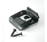 Door Silencer Strike Plate - Flexible, Noise Eliminating Fix for Loud Doors Fits with No Modifications, Stops Slamming Noise Perfect for Nursery, Bedroom, Sleepers, Auditory Issues (Black, 1pk)