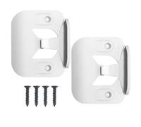 Door Silencer Strike Plate, Reduce Noise by 20 decibels for Resolve The existing Noise gate Body White 2 Pack