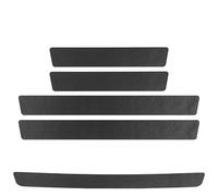 Door Sill Guard and Rear Bumper Edge Protector for Suzuki Swift 1983-2021 2022 2023 2024 2025 AZ FS,Carbon Fiber Texture Scuff Plate Shield,Anti-Scratch Threshold Cover BootSill Protection5Pieces