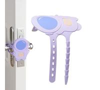 Door Slam Preventer - Versatile Strikes The Door Stable Stopper, Noise Reduced Door Lock Cushion, Silicone Door Silencer, Cute Astronaut Shape Anti Slamming Device for Home Nursery Studio