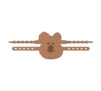 Door Slam Silencer Stopper - Cute Door Latch Cover - Cushioned Mat Koala Shape for Bathroom Nursery Classroom Study Library Light Sleepers Hotel Home Children's Room
