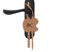Door Slam Silencer,Wood Door Slam Preventer | Cushioned Mat Koala Shape for Bathroom Nursery Classroom Study Library Light Sleepers Hotel Home Children's Room