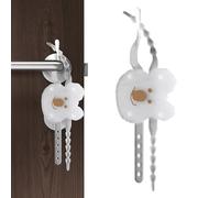 Door Slam Stopper, Wood Door Slam Preventer, Cushioned Mat Koala Shape for Bathroom Nursery Classroom Study Library Light Sleepers Hotel Home Children's Room